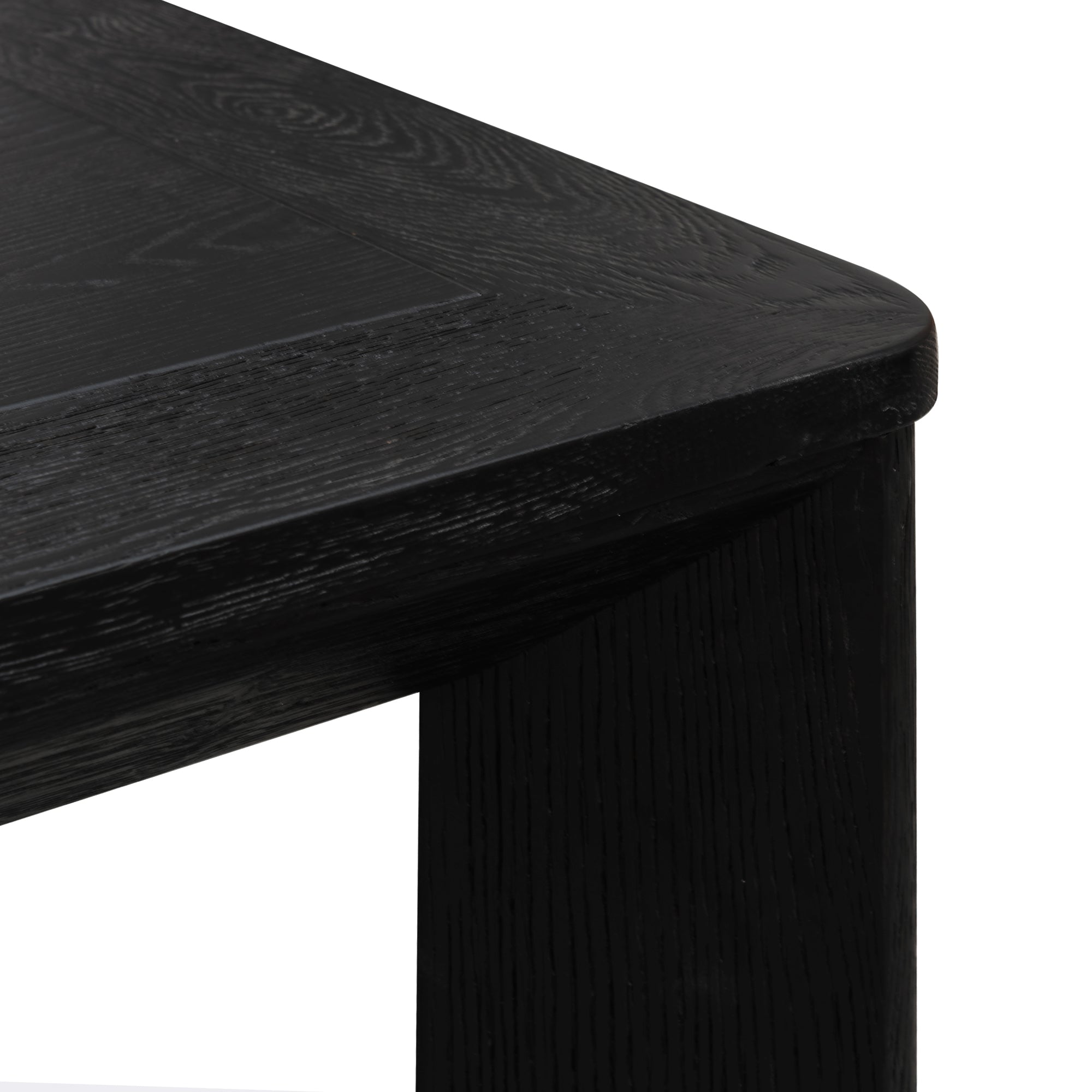 CDT6078-CH 2.4m Wooden Dining Table - Full Black