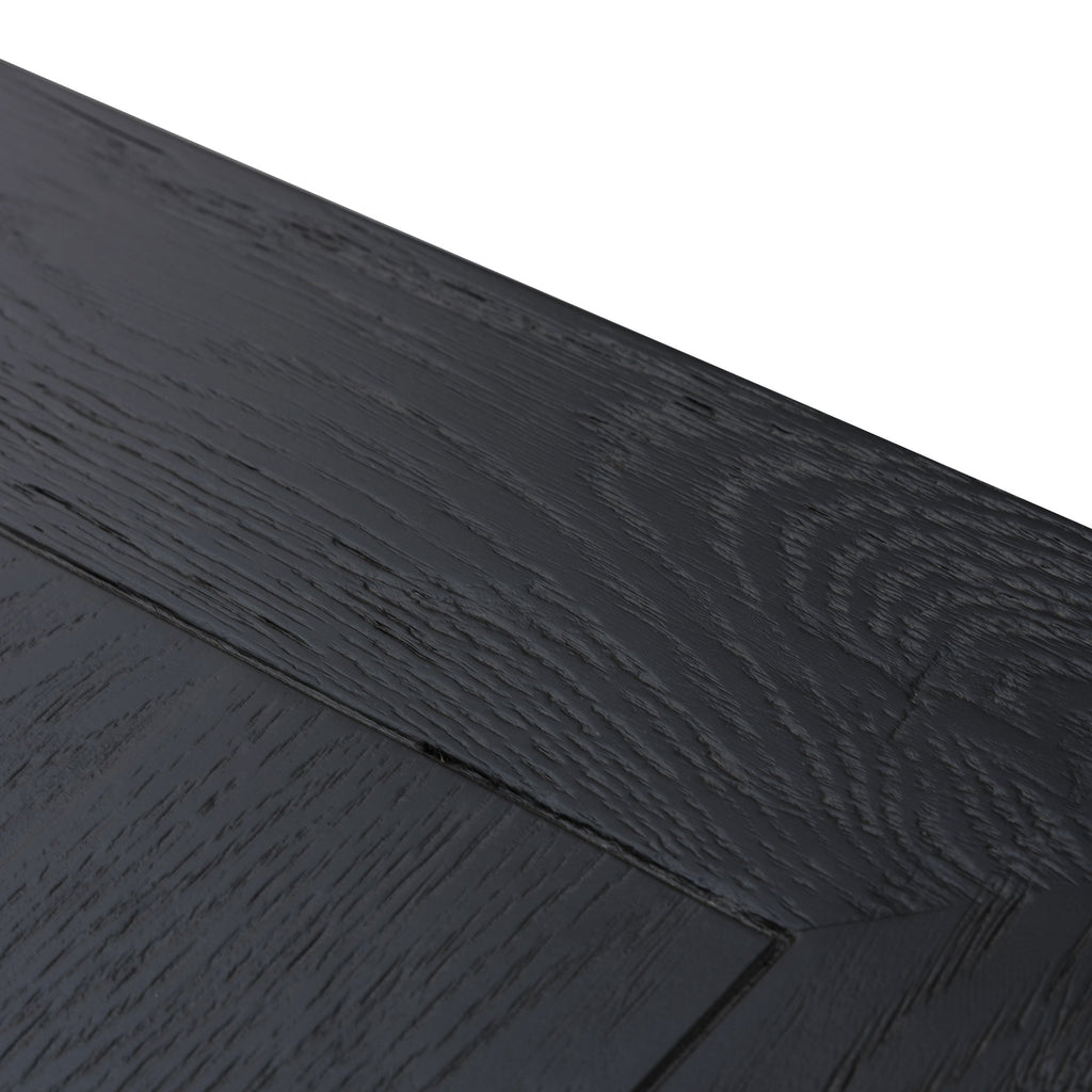 CDT6078-CH 2.4m Wooden Dining Table - Full Black