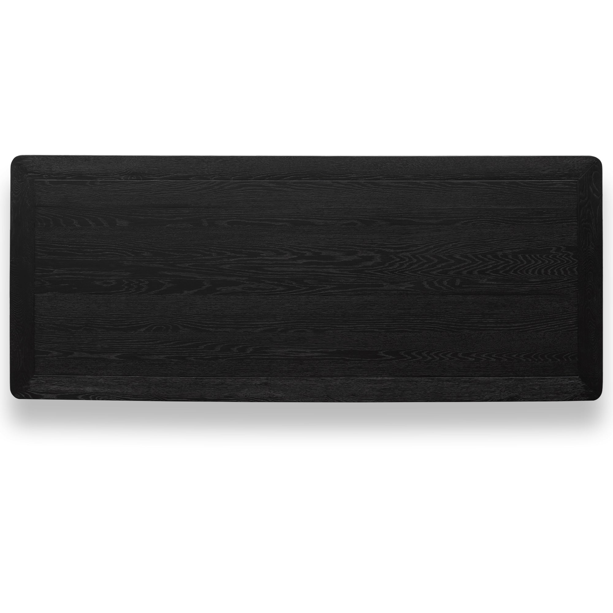 CDT6078-CH 2.4m Wooden Dining Table - Full Black