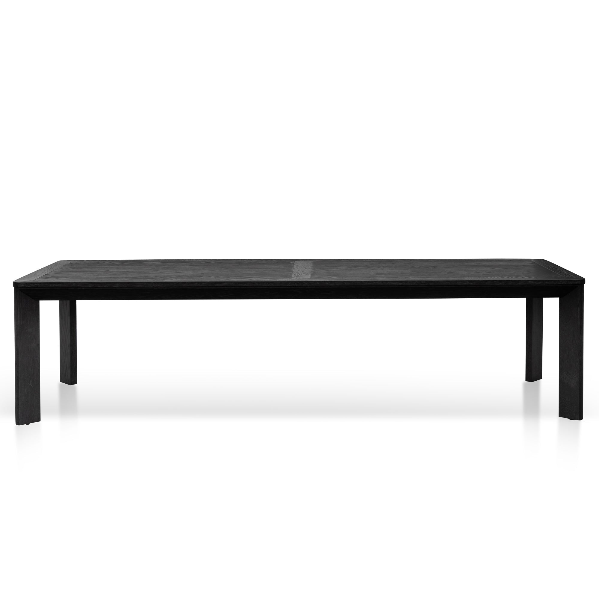 CDT6079-CH 3m Wooden Dining Table - Full Black