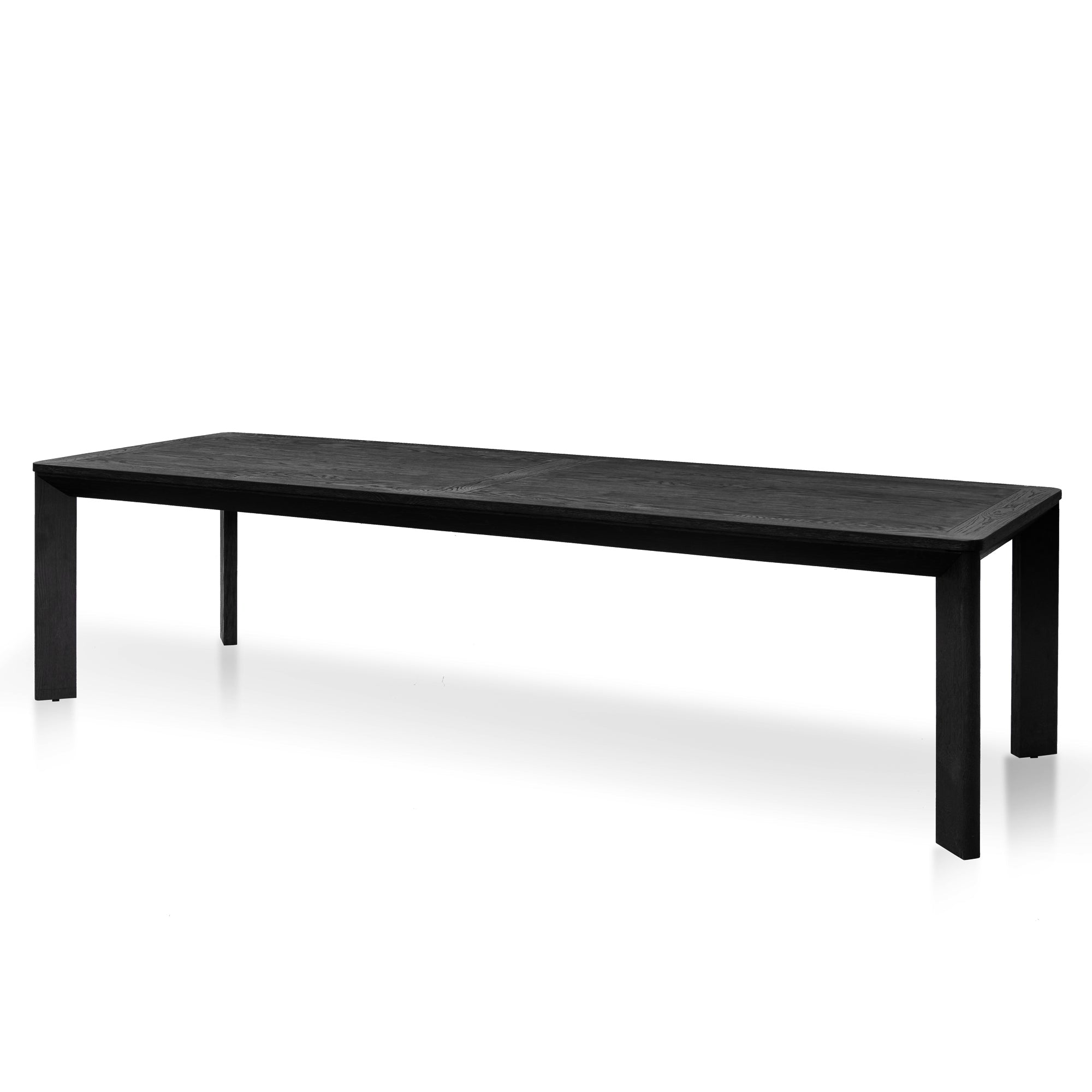 CDT6079-CH 3m Wooden Dining Table - Full Black