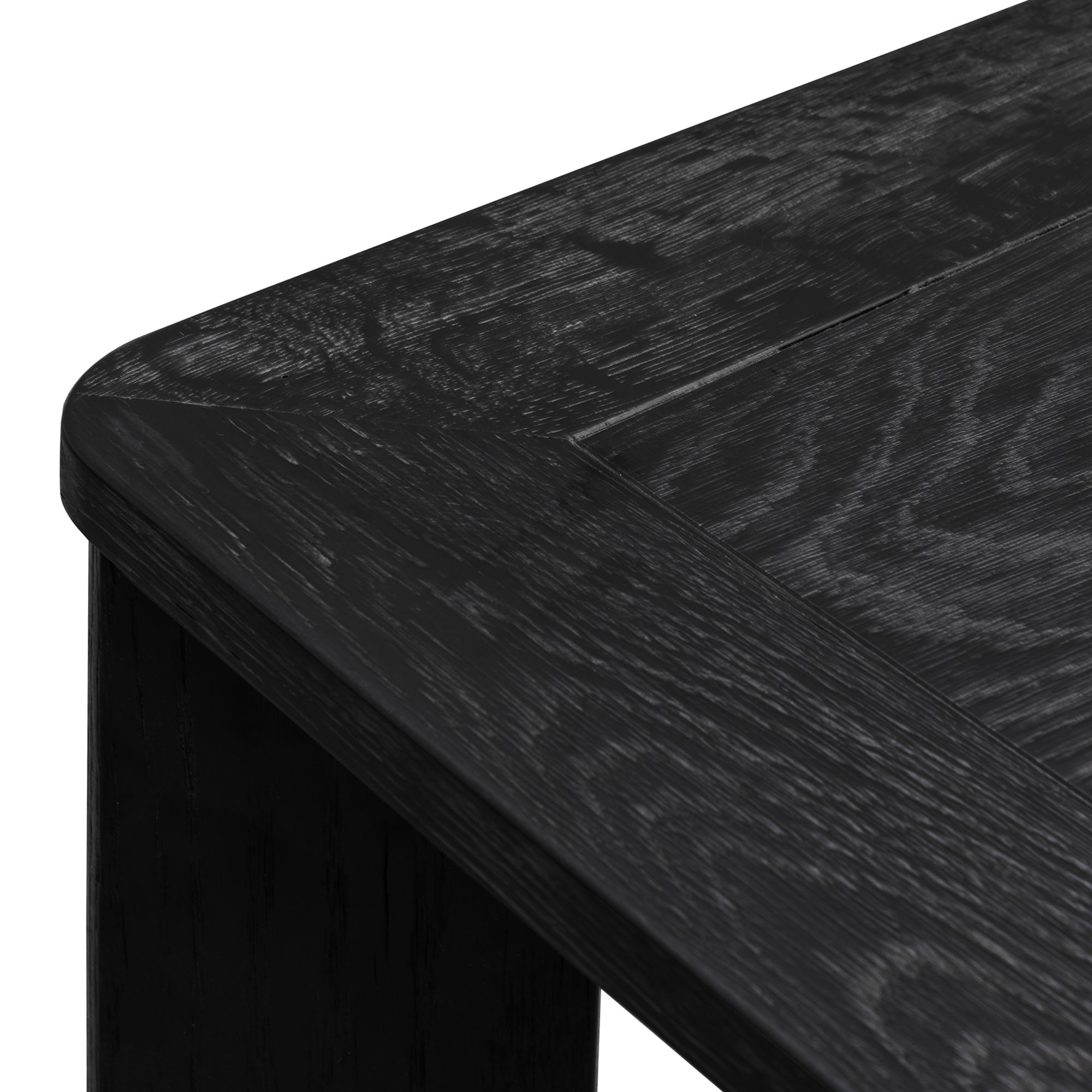 CDT6079-CH 3m Wooden Dining Table - Full Black