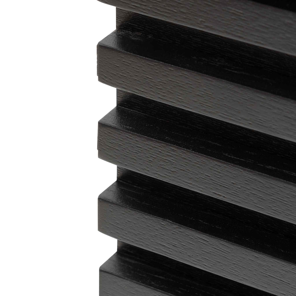Domenic 2.2m Buffet Unit - Textured Espresso Black