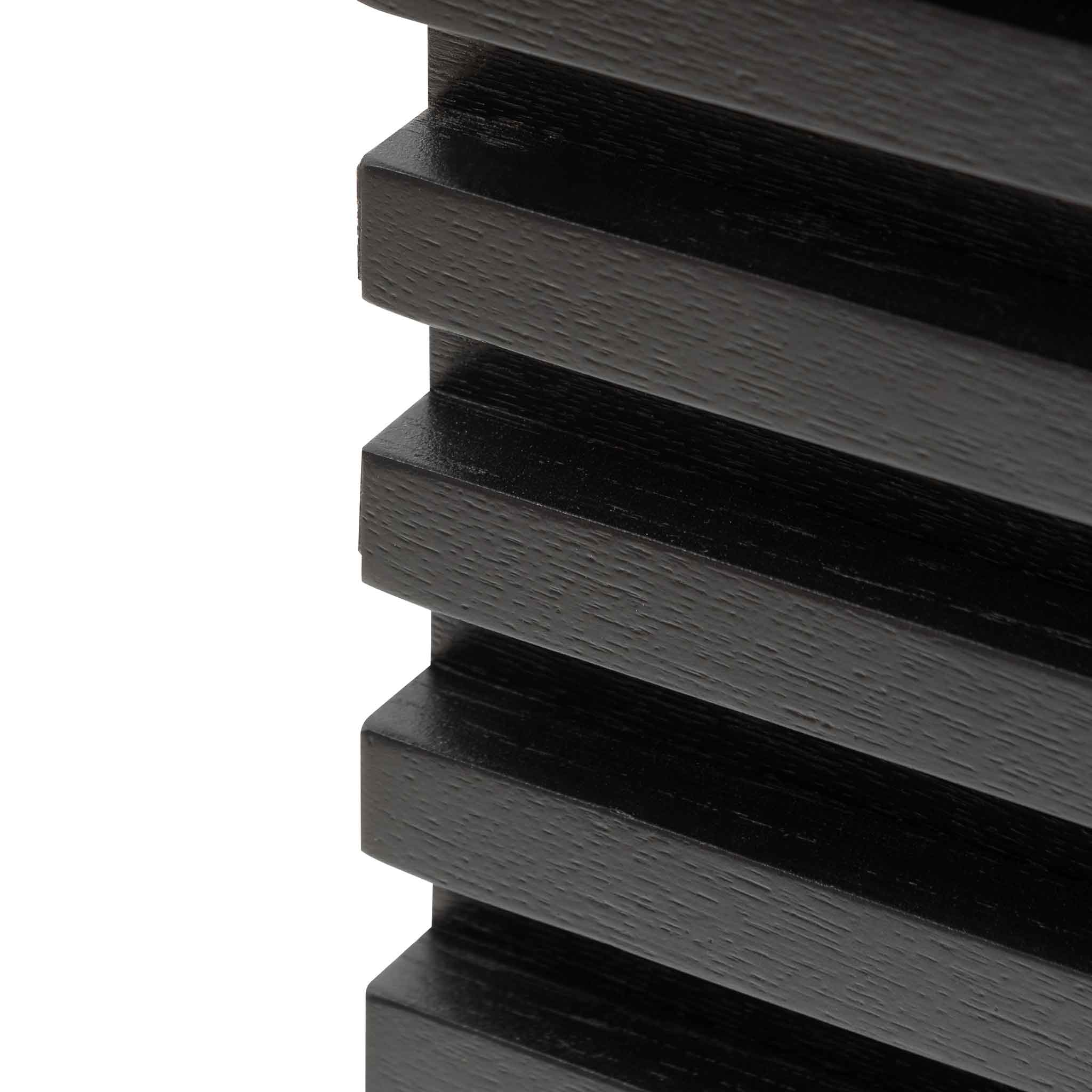 Domenic 2.2m Buffet Unit - Textured Espresso Black