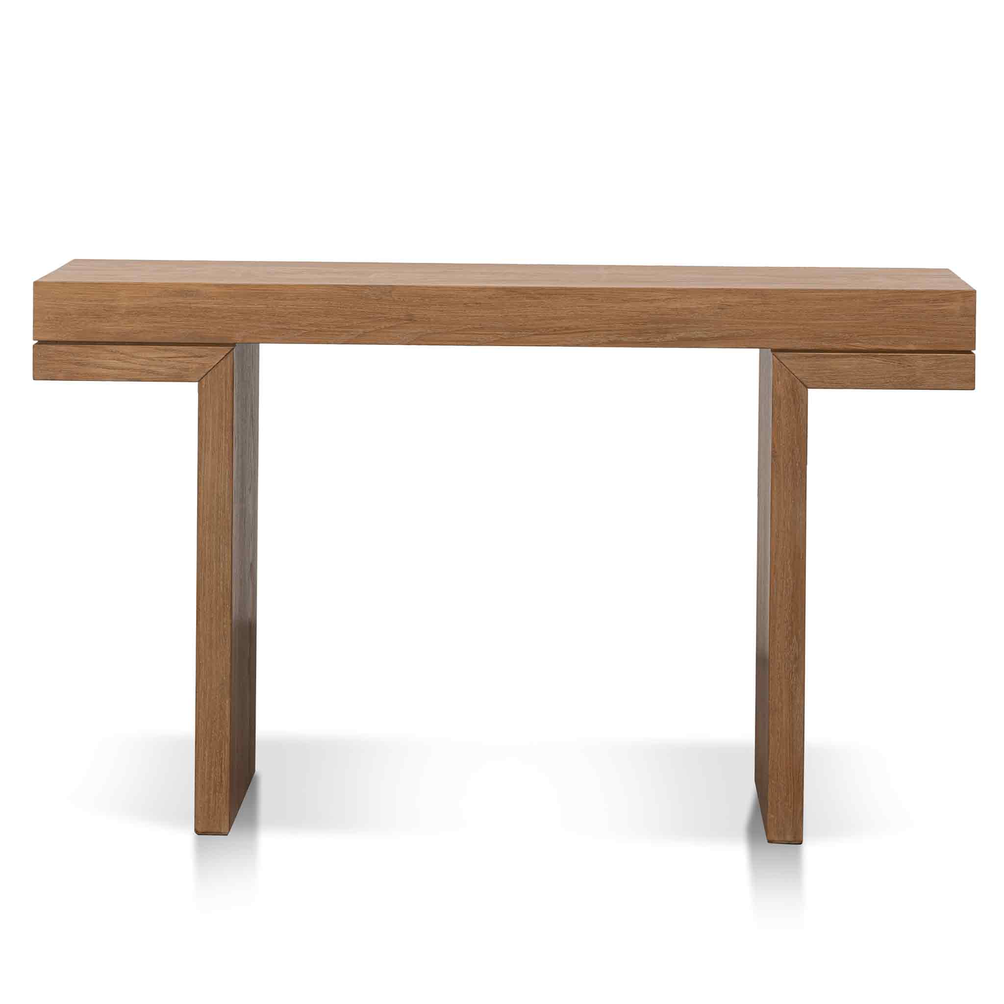 Minvera 1.3m Console Table - Dusty Oak