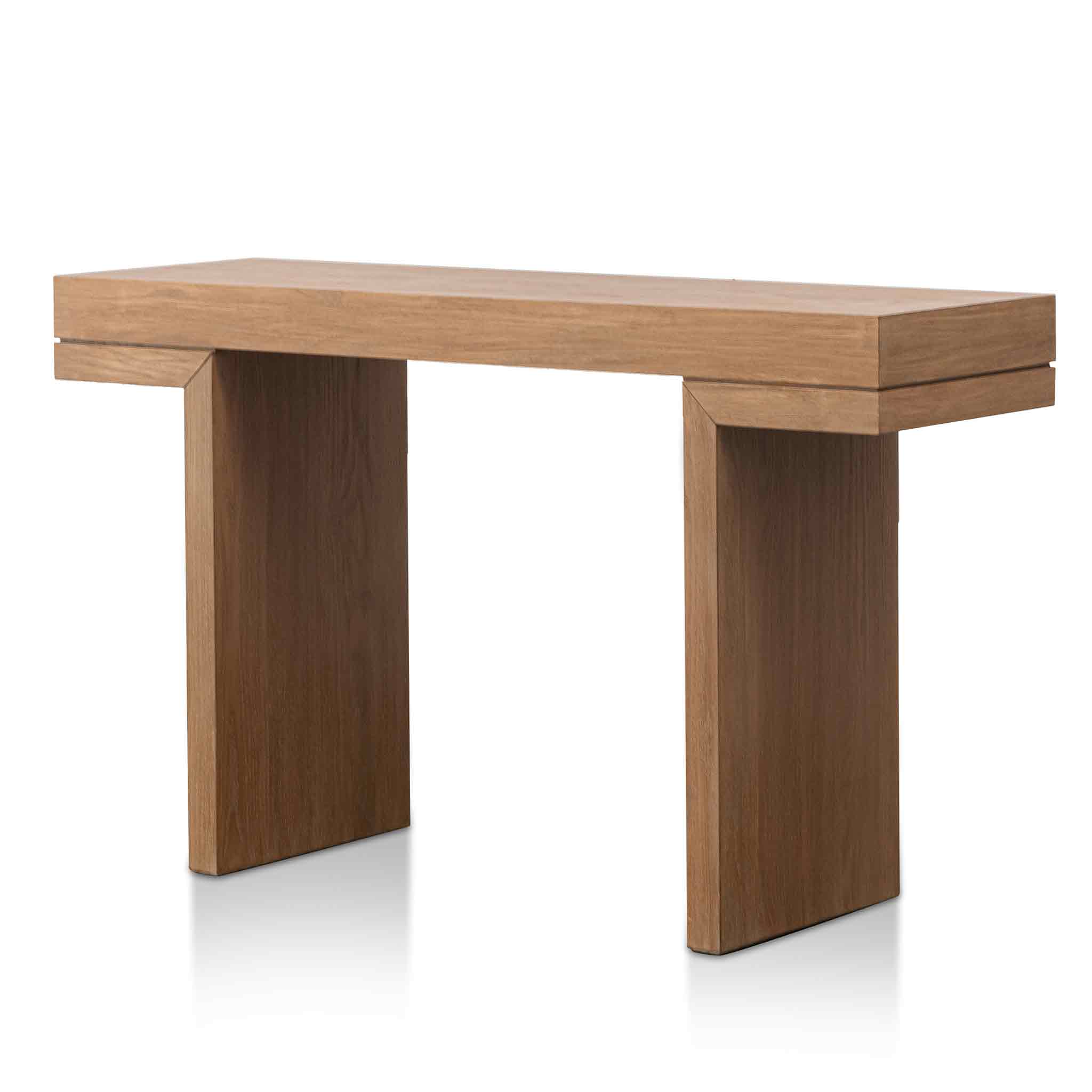 Minvera 1.3m Console Table - Dusty Oak