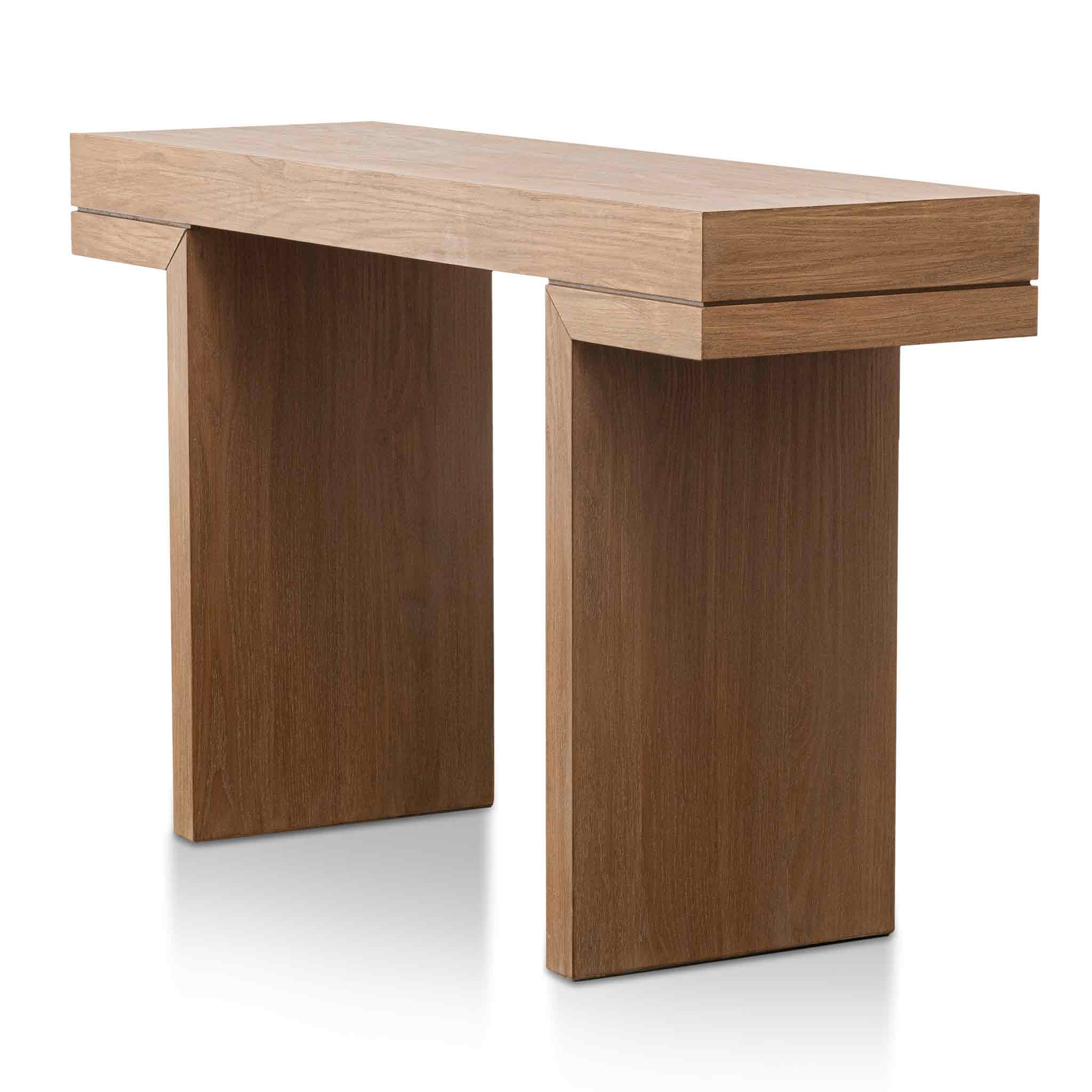 Minvera 1.3m Console Table - Dusty Oak