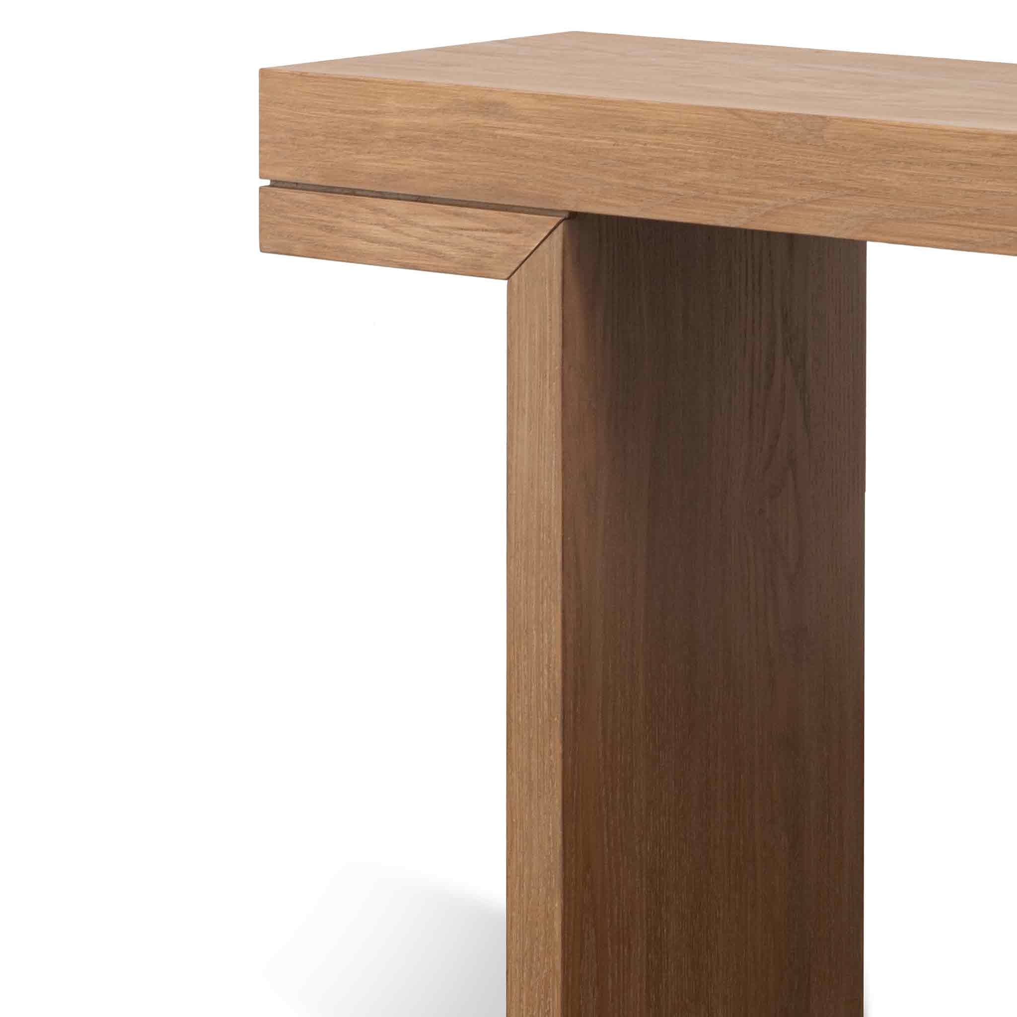 Minvera 1.3m Console Table - Dusty Oak