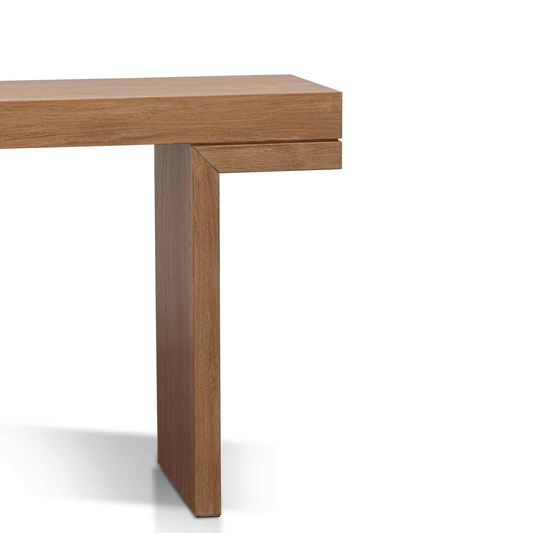 Minvera 1.3m Console Table - Dusty Oak