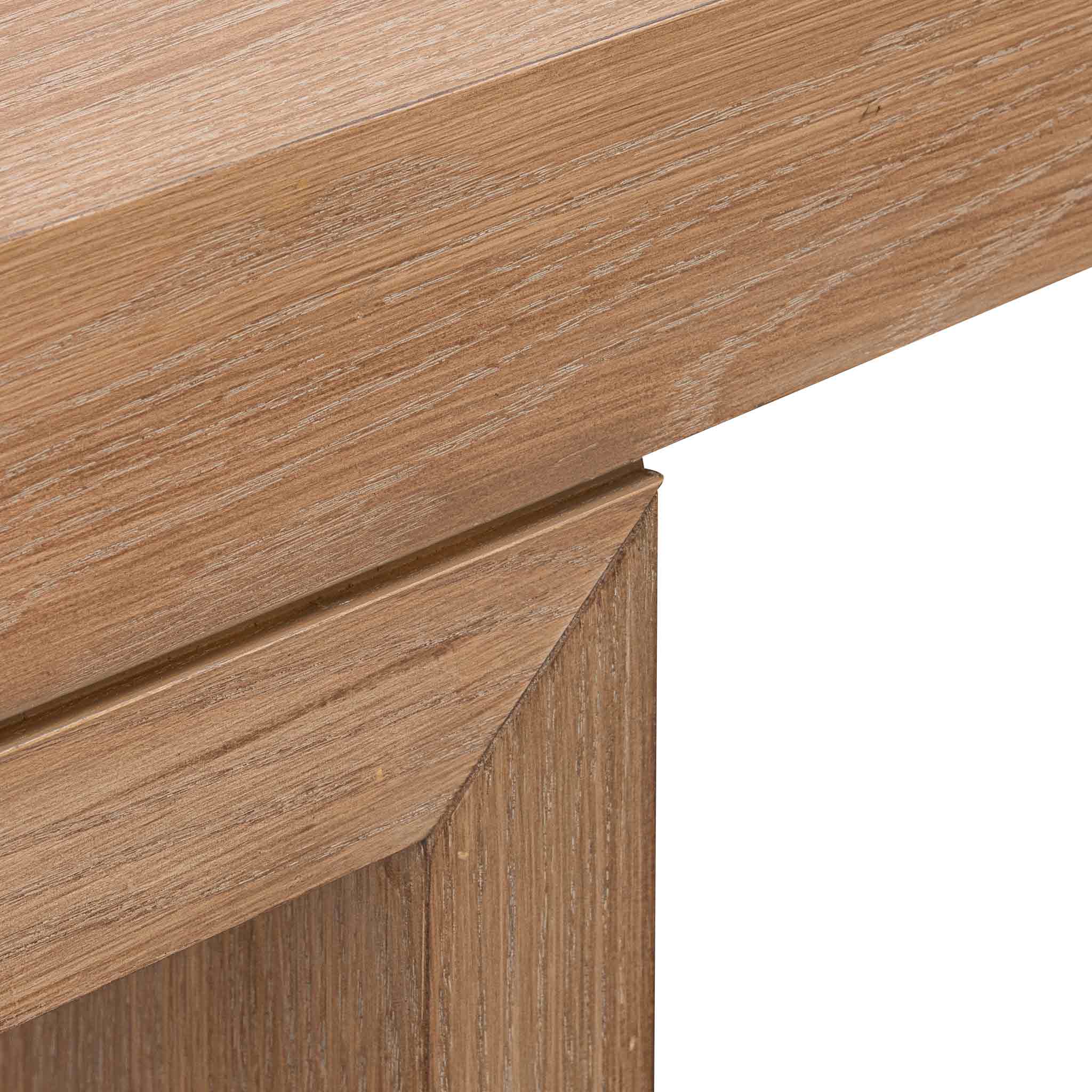 Minvera 1.3m Console Table - Dusty Oak