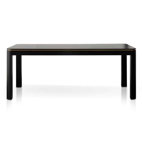 CDT6317-VA 2m Dining Table - Textured Espresso Black
