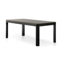 CDT6317-VA 2m Dining Table - Textured Espresso Black