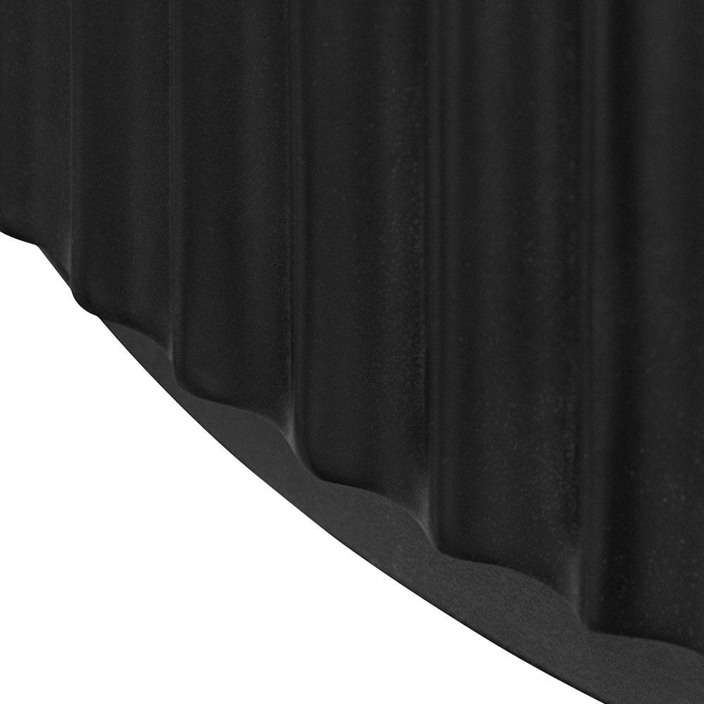 Elino 1.2m Round Wooden Dining Table - Black