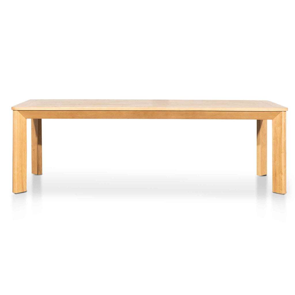 CDT6400-CH 2.4m Wood Dining Table - Elm Distress Natural