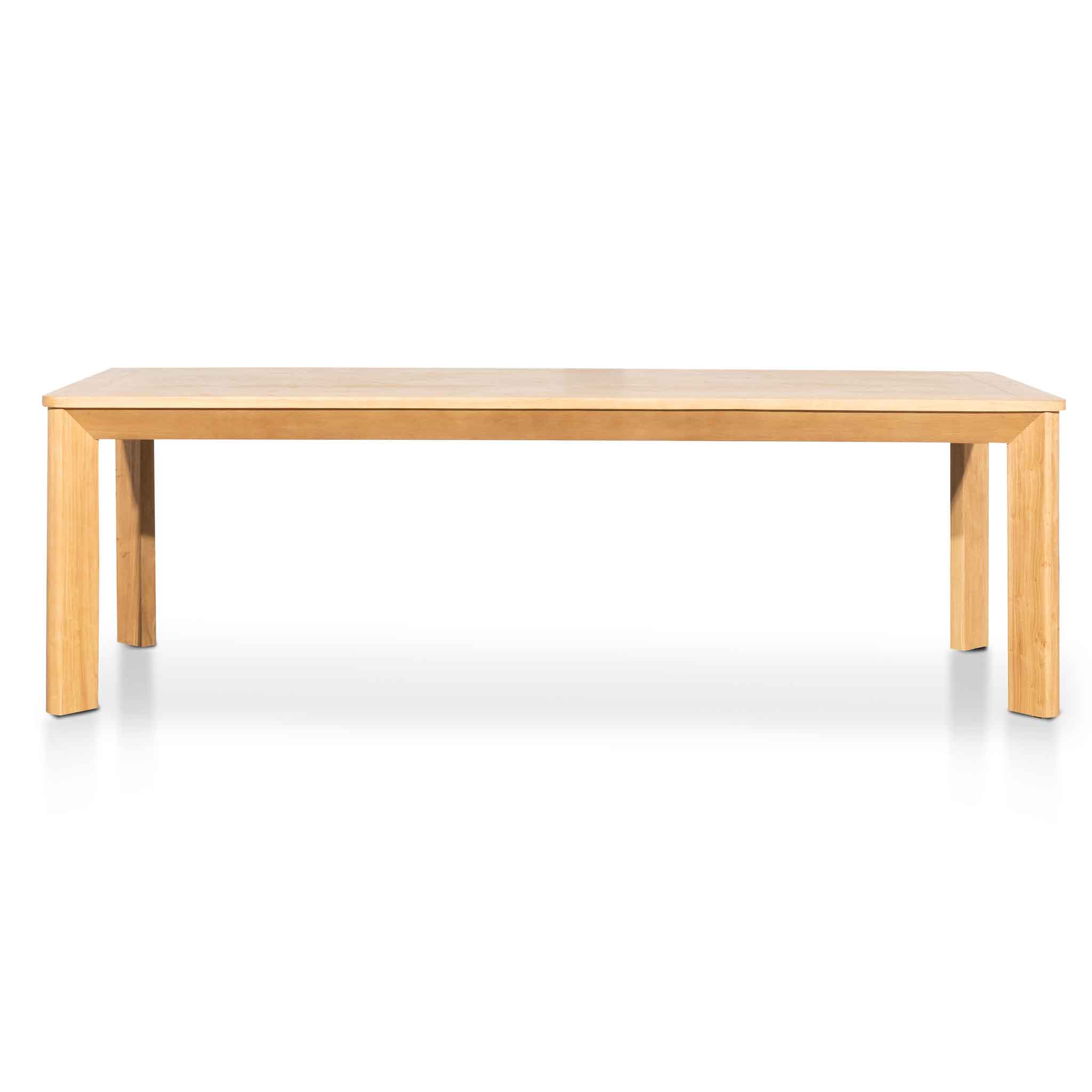 CDT6400-CH 2.4m Wood Dining Table - Elm Distress Natural