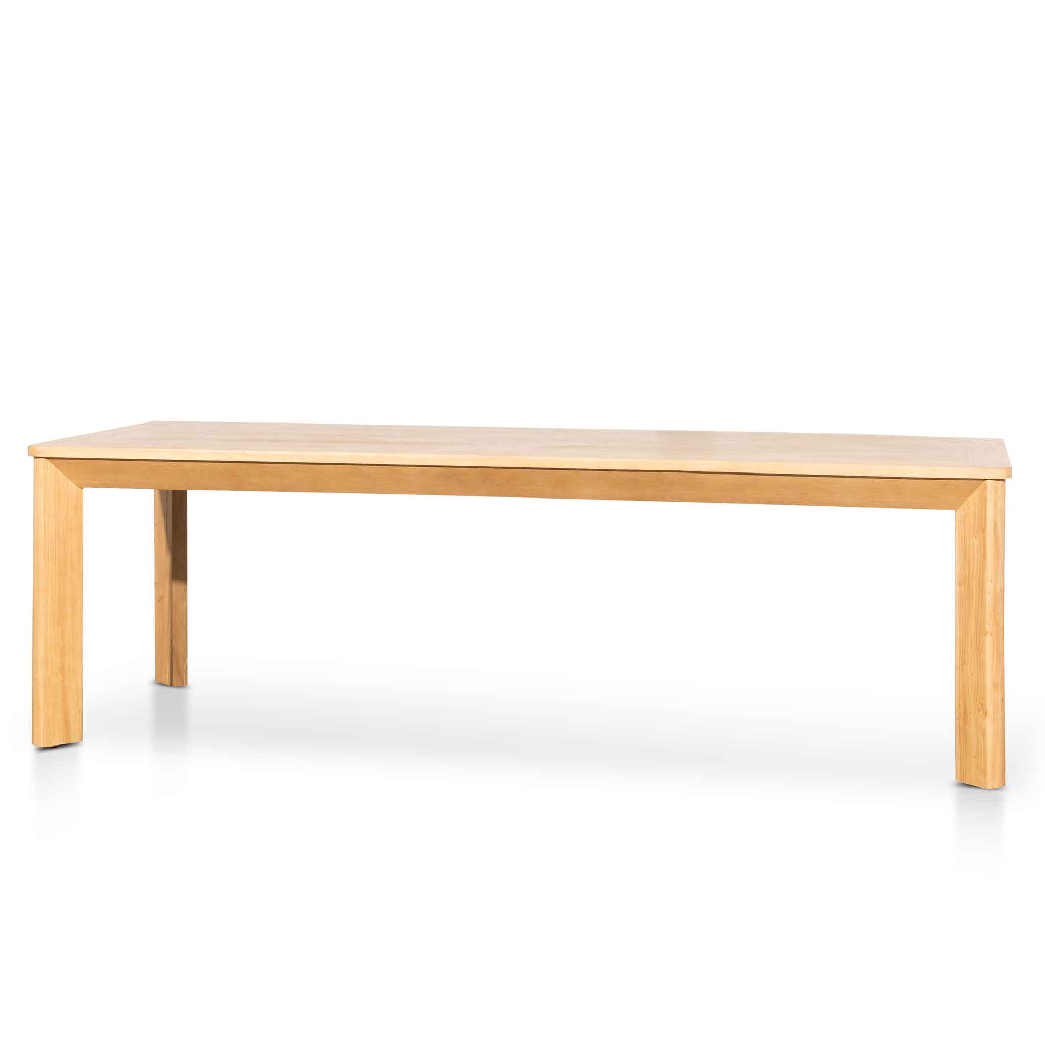 CDT6400-CH 2.4m Wood Dining Table - Elm Distress Natural