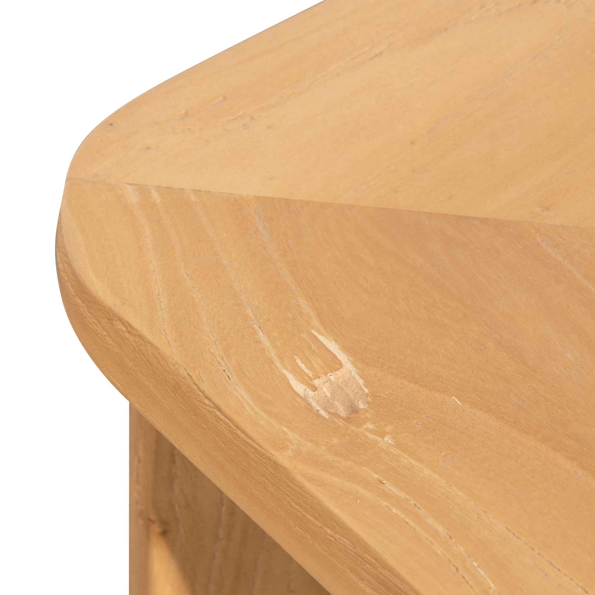 CDT6400-CH 2.4m Wood Dining Table - Elm Distress Natural