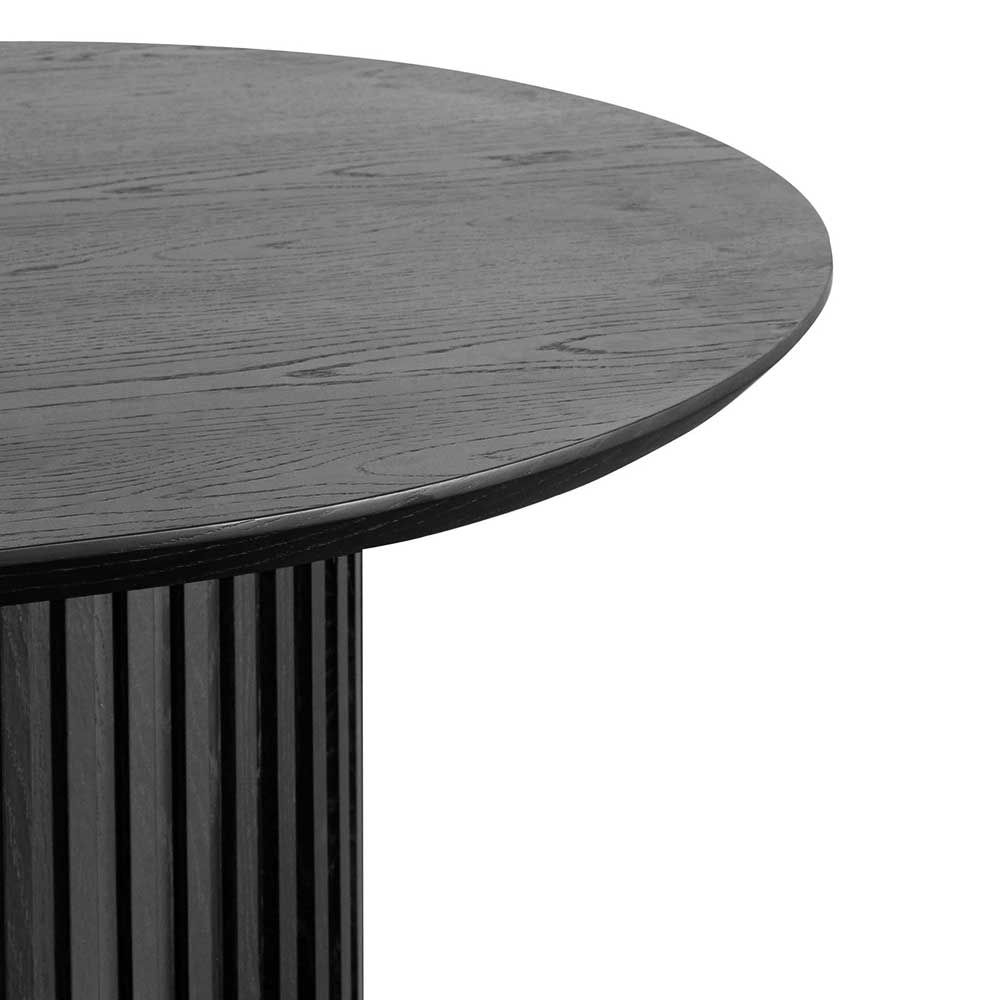 Marty 2.8m Wooden Dining Table - Black