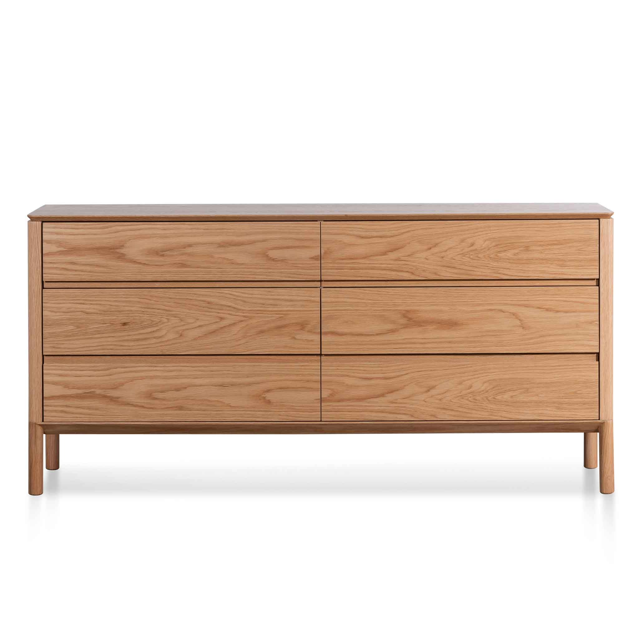 Norris 6 Drawers Wooden Chest - Natural