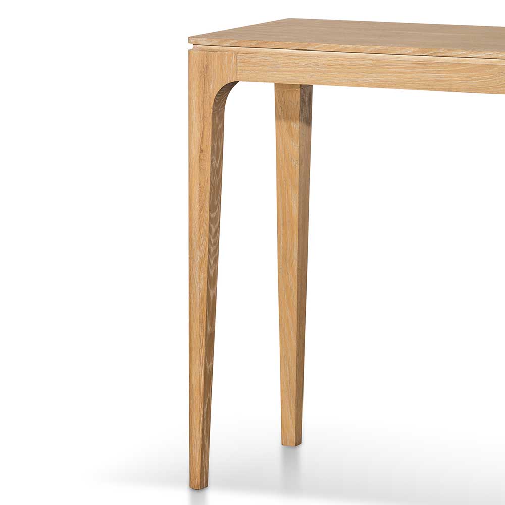 Tamia 1.4m Oak Console Table - Natural