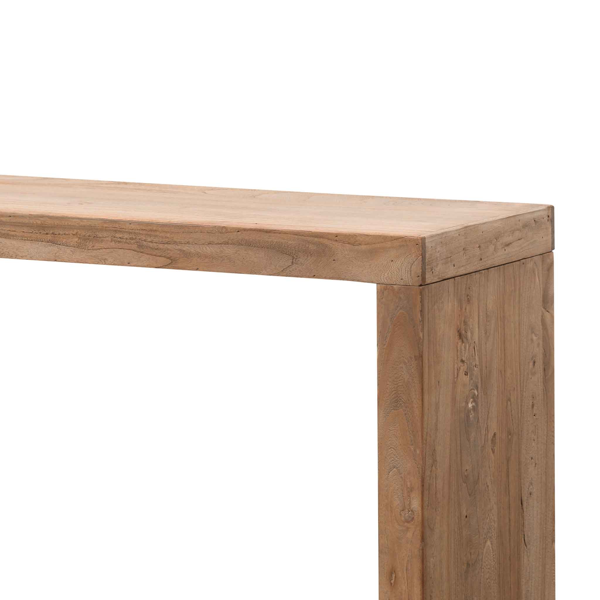 Hegan Reclaimed Console Table - Natural