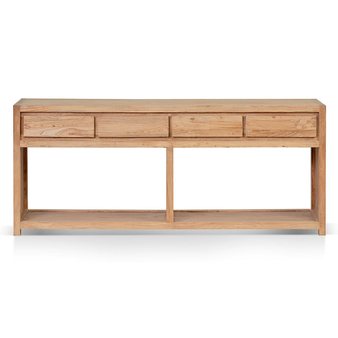 Reclaimed 1.8m Console Table - Natural