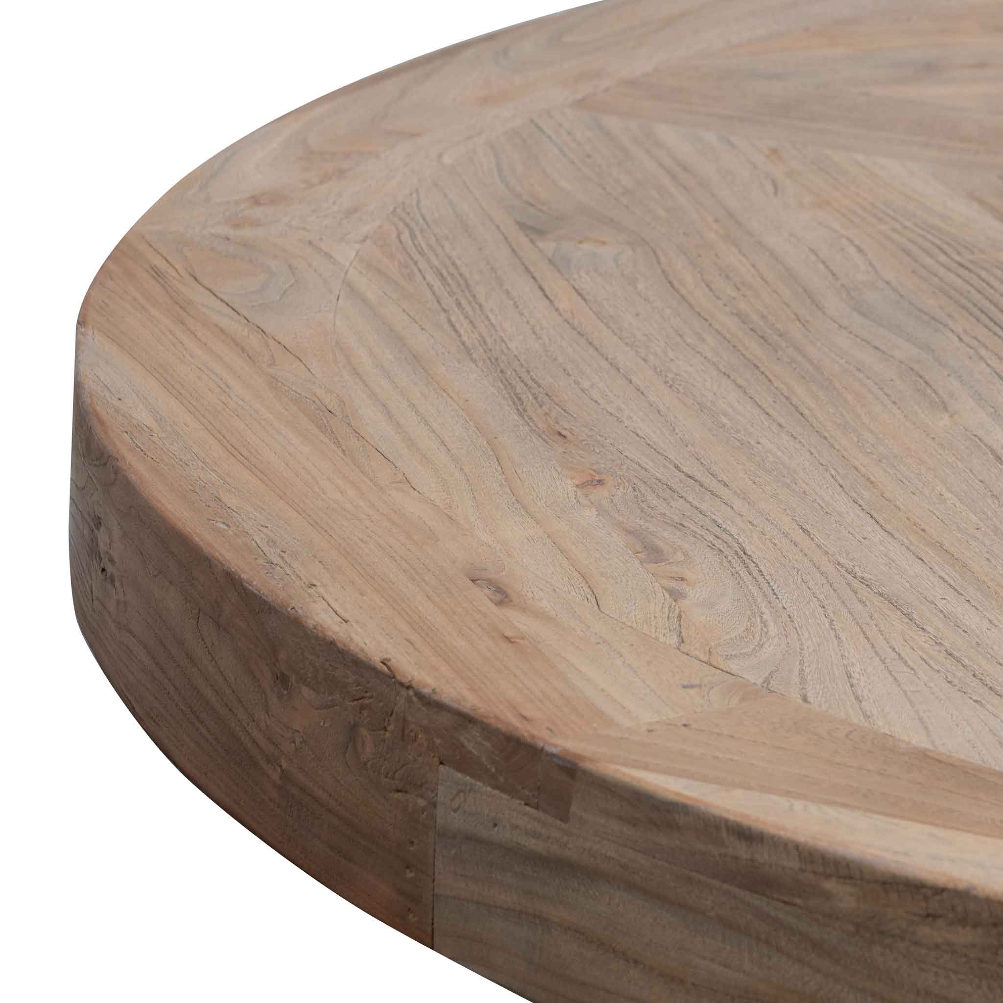 Nena 1.6m Round Dining Table - Natural Top