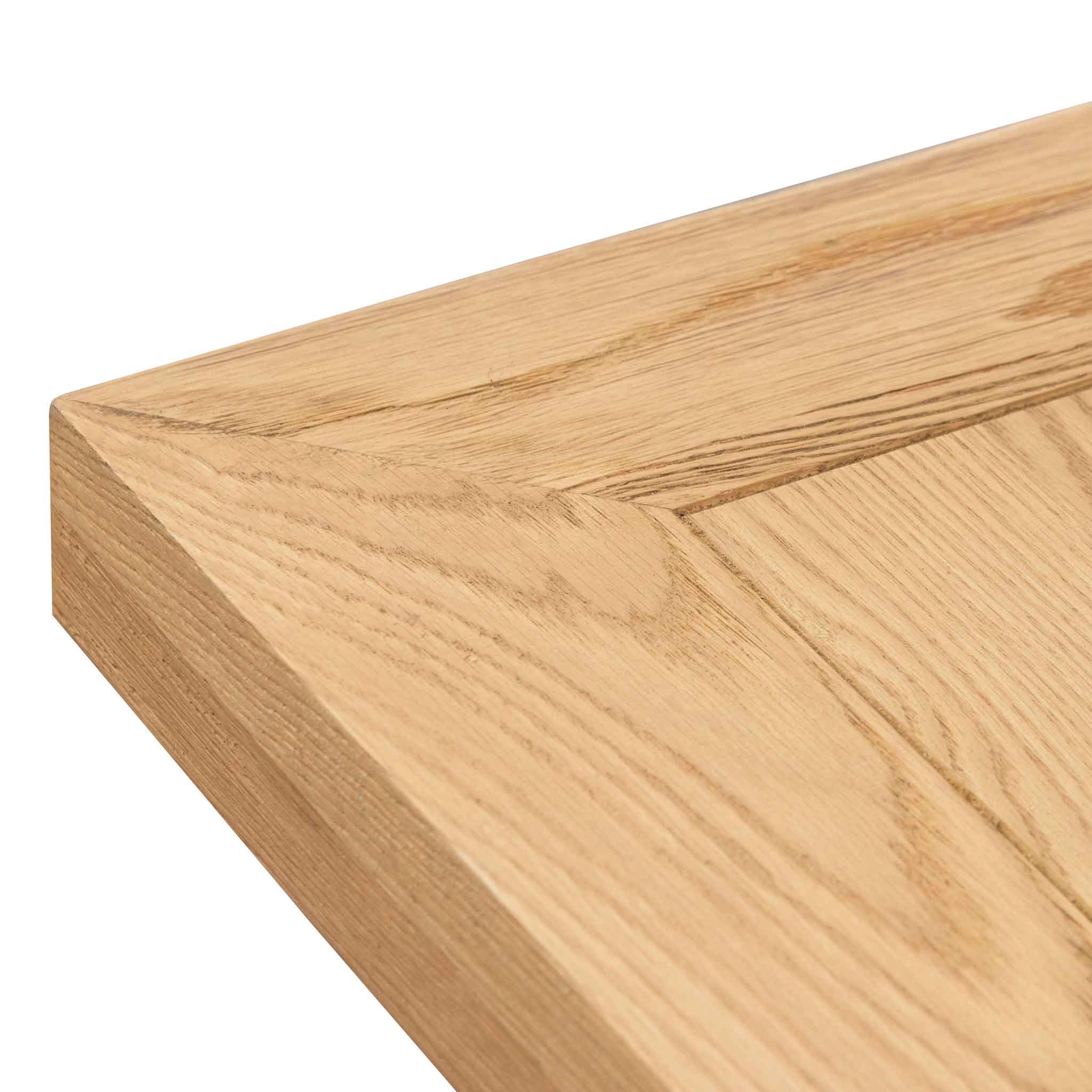 CDT6629-CH 2.2m Wooden Dining Table - Distress Natural