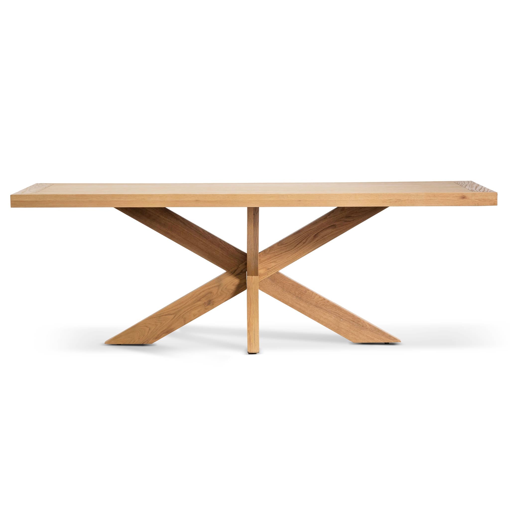 CDT6629-CH 2.2m Wooden Dining Table - Distress Natural