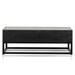 CDT6639-NI 1.2m Elm Coffee Table - Full Black