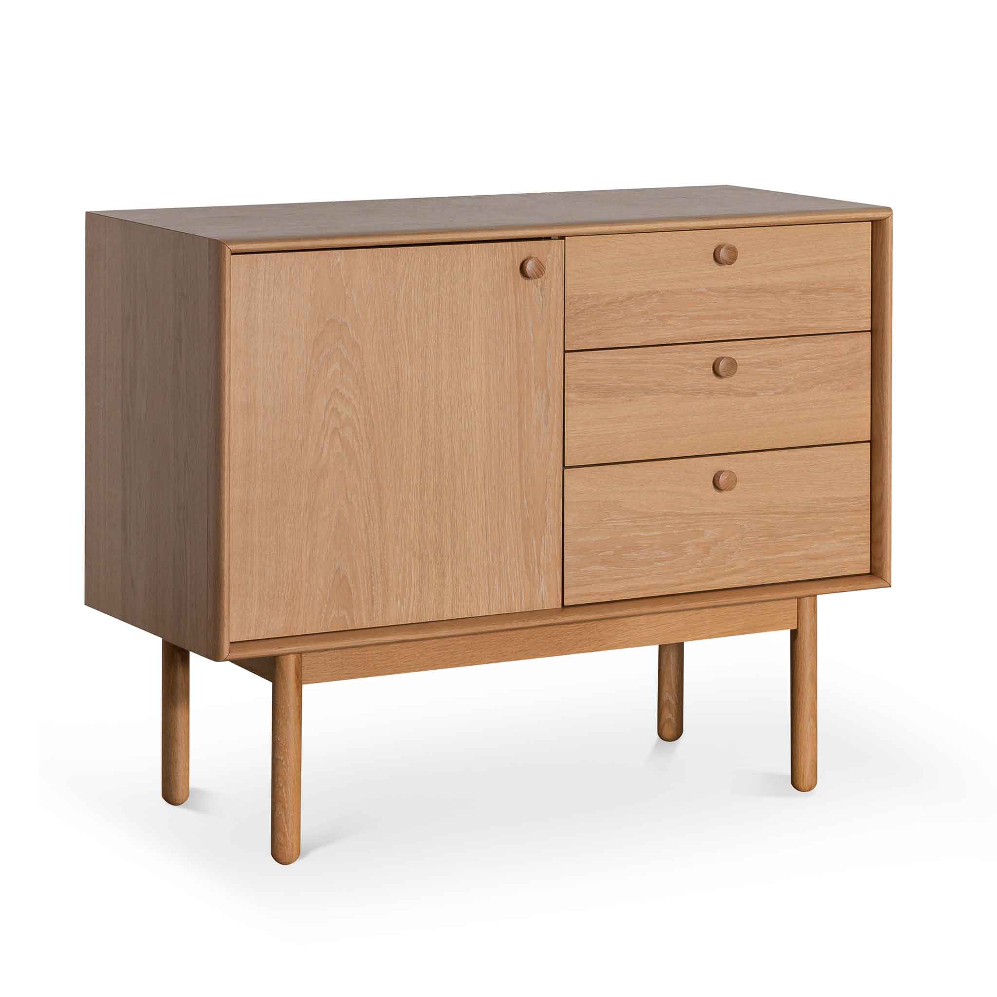 Kenston Narrow Wooden Sideboard and Buffet - Natural