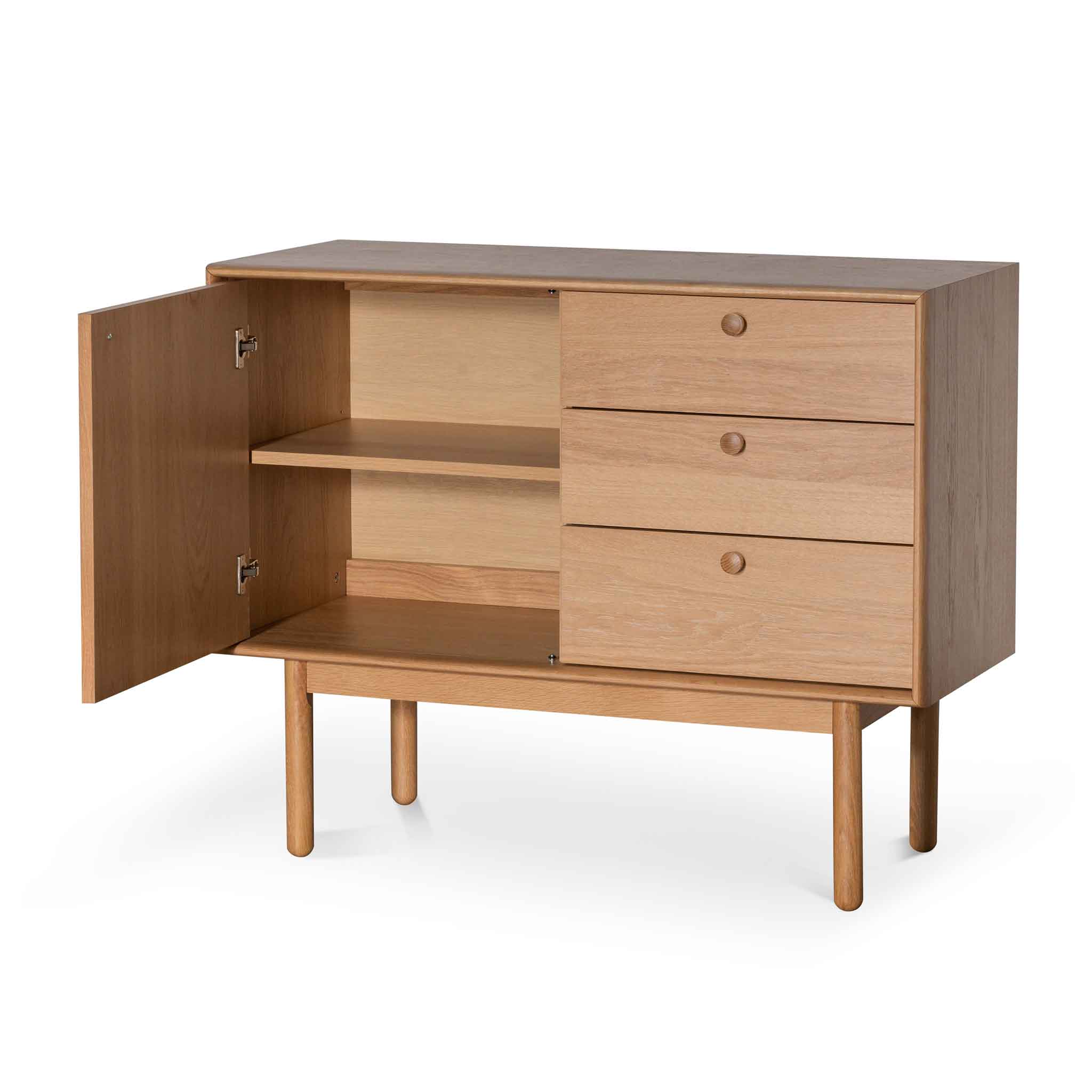 Kenston Narrow Wooden Sideboard and Buffet - Natural