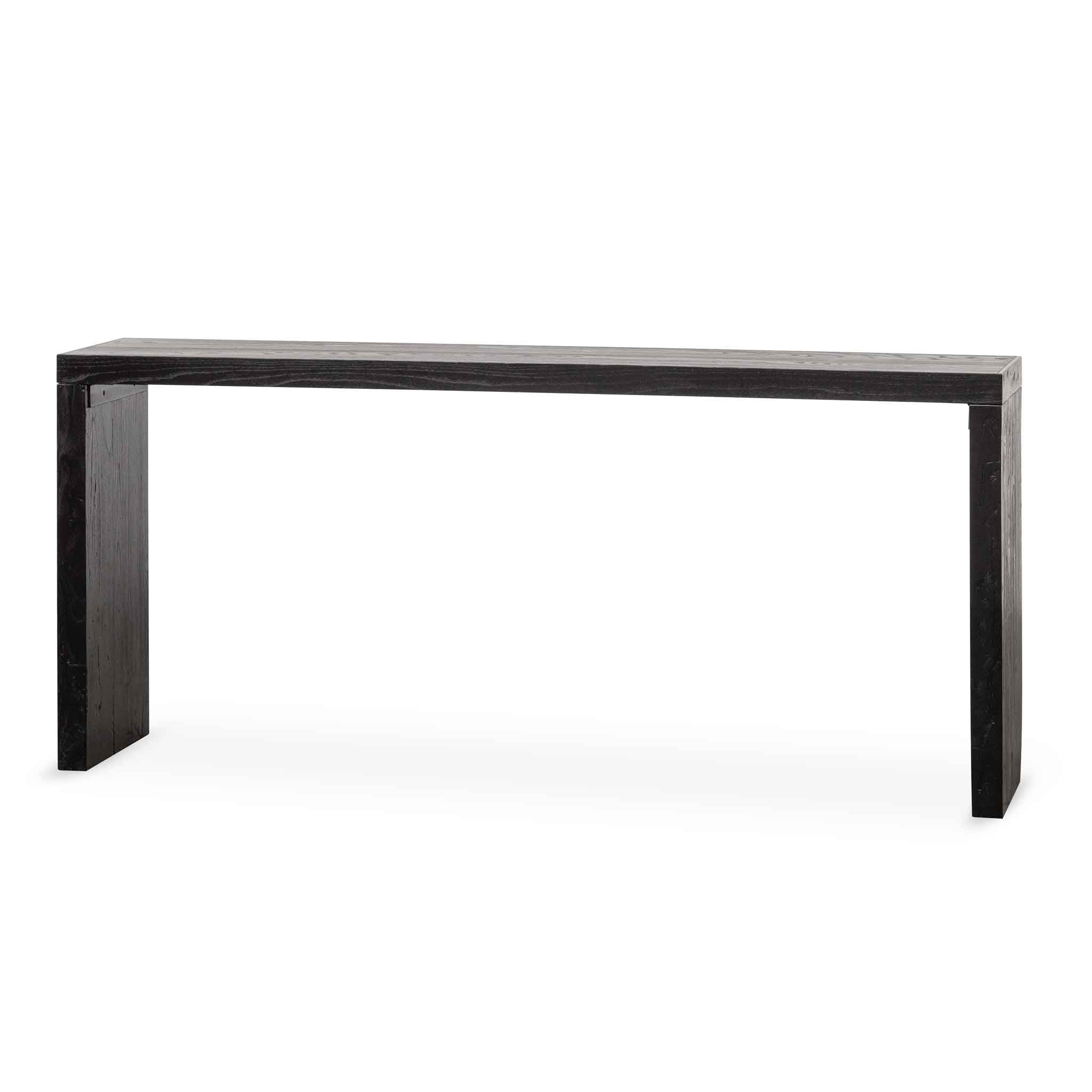 Hegan Reclaimed Console Table - Black