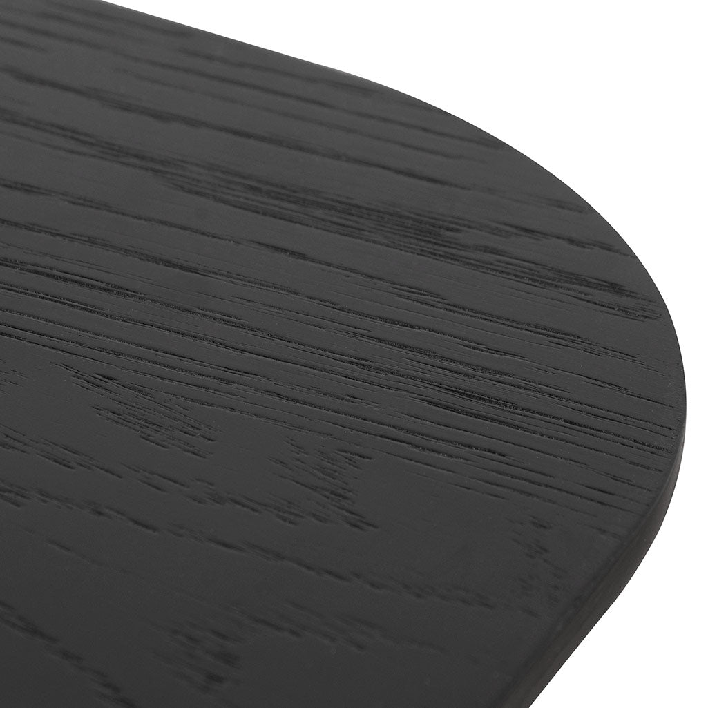 CDT6714-CN 2.95m Wooden Dining Table - Full Black