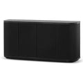 CDT6981-DW 1.6m Veneer Top Buffet Unit - Full Black
