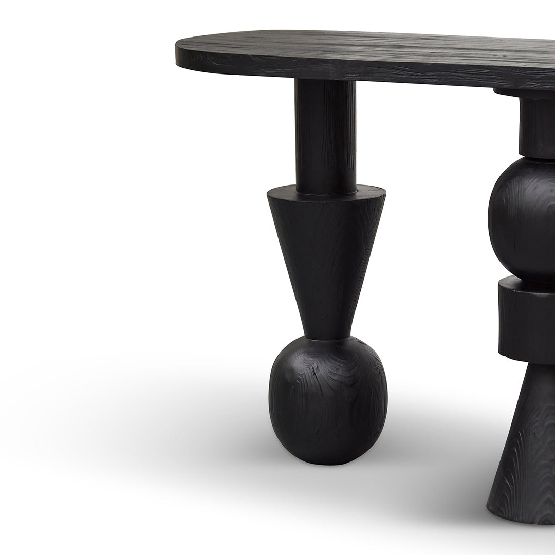 Jack 1.6m Console Table - Full Black