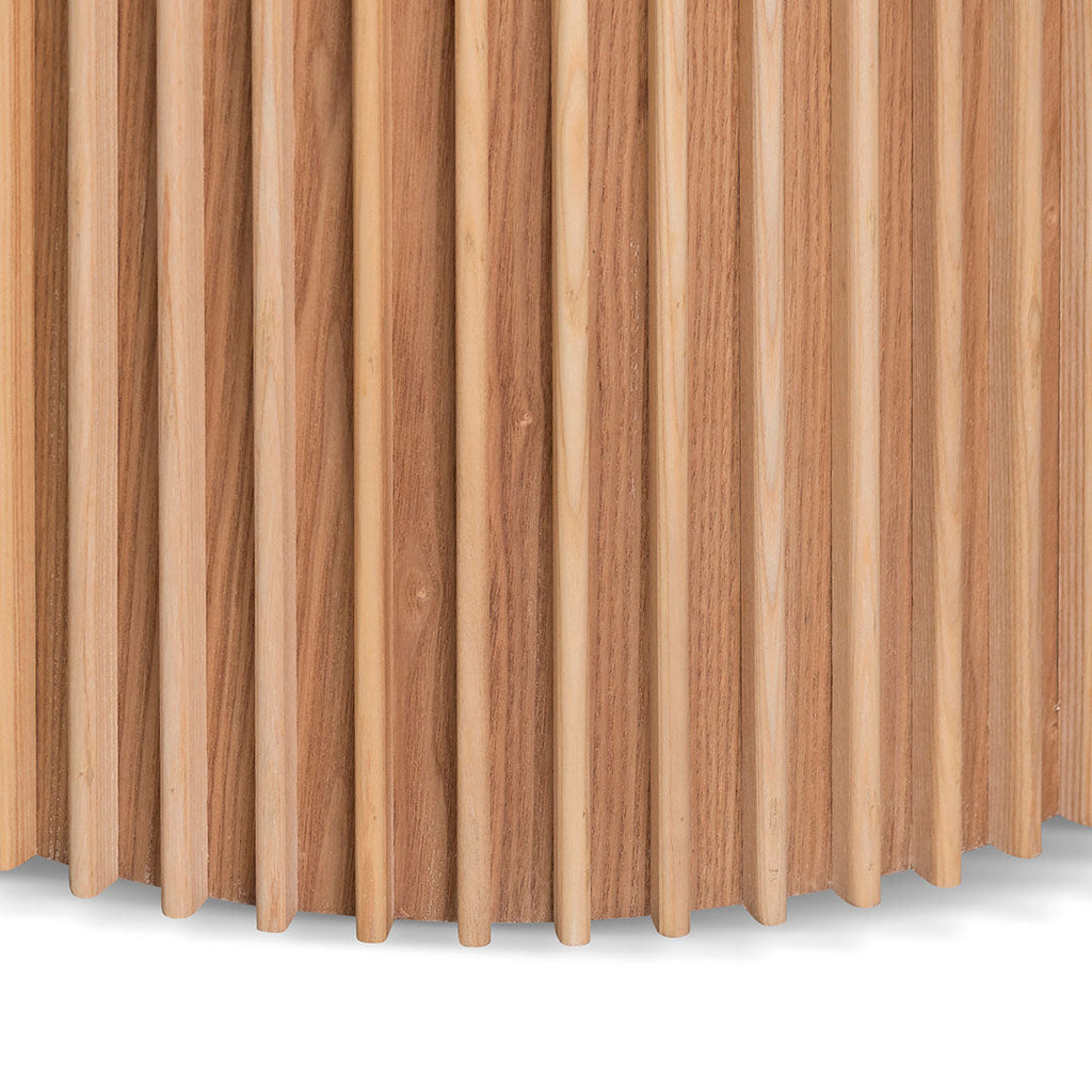 Romano 1.2m Round Wooden Dining Table - Natural