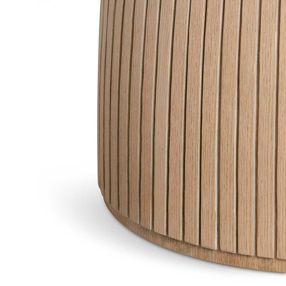 Solid Oak 1.4m Round Dining Table - Natural