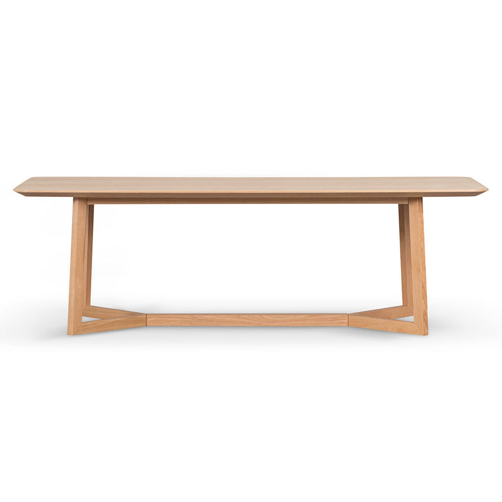 CDT8237-CN 2.4m Wooden Dining Table - Natural
