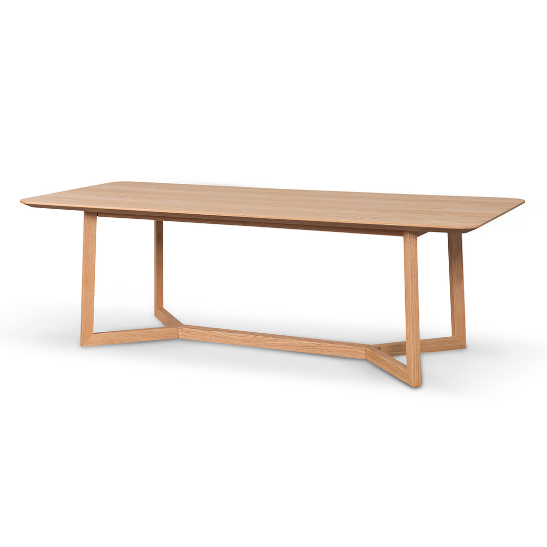CDT8237-CN 2.4m Wooden Dining Table - Natural
