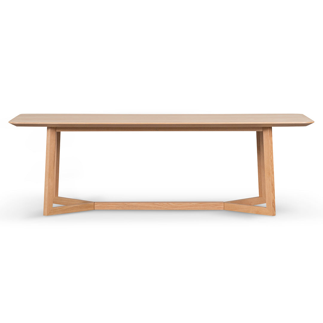 CDT8237-CN 2.4m Wooden Dining Table - Natural