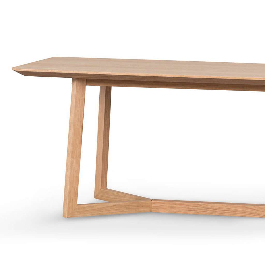CDT8237-CN 2.4m Wooden Dining Table - Natural