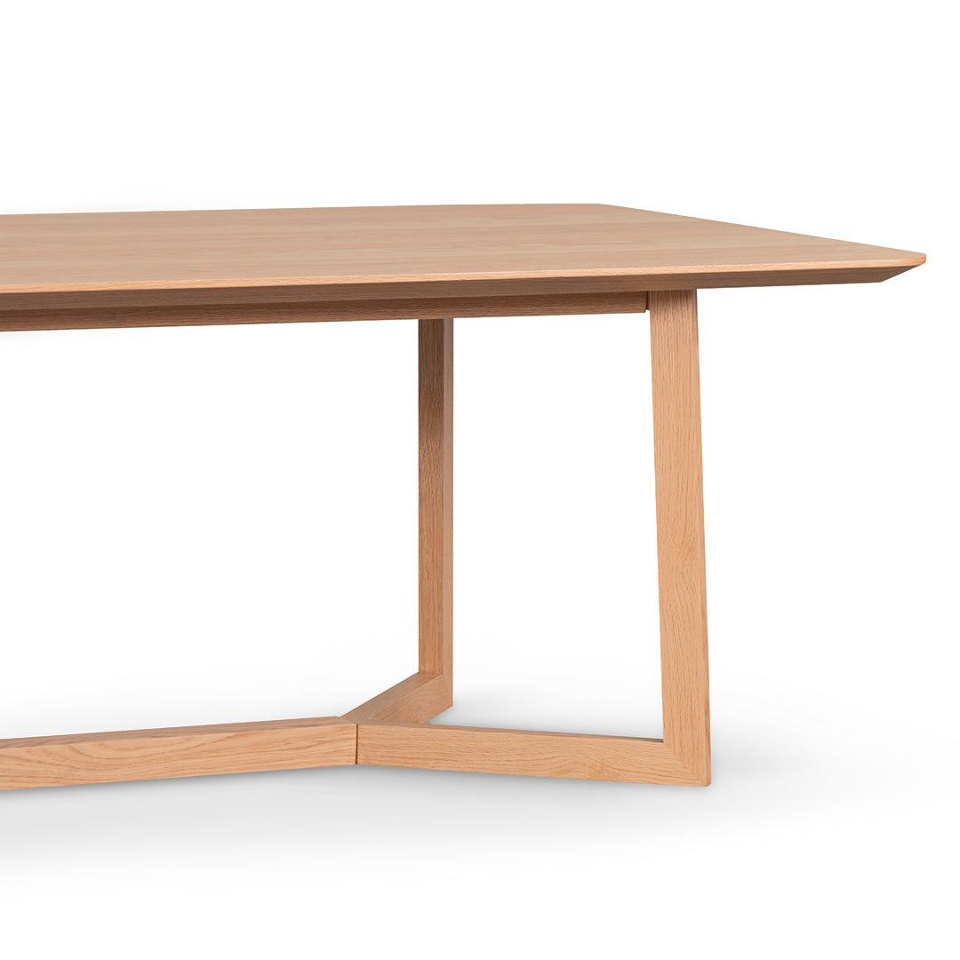 CDT8237-CN 2.4m Wooden Dining Table - Natural