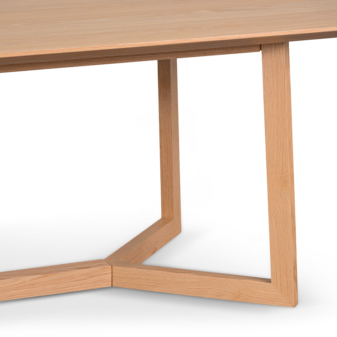 CDT8237-CN 2.4m Wooden Dining Table - Natural