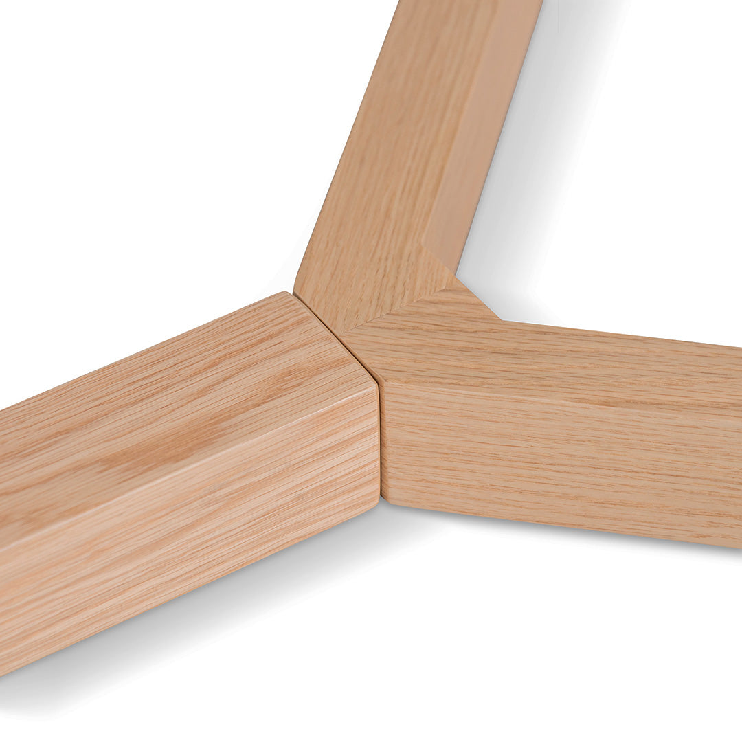 CDT8237-CN 2.4m Wooden Dining Table - Natural