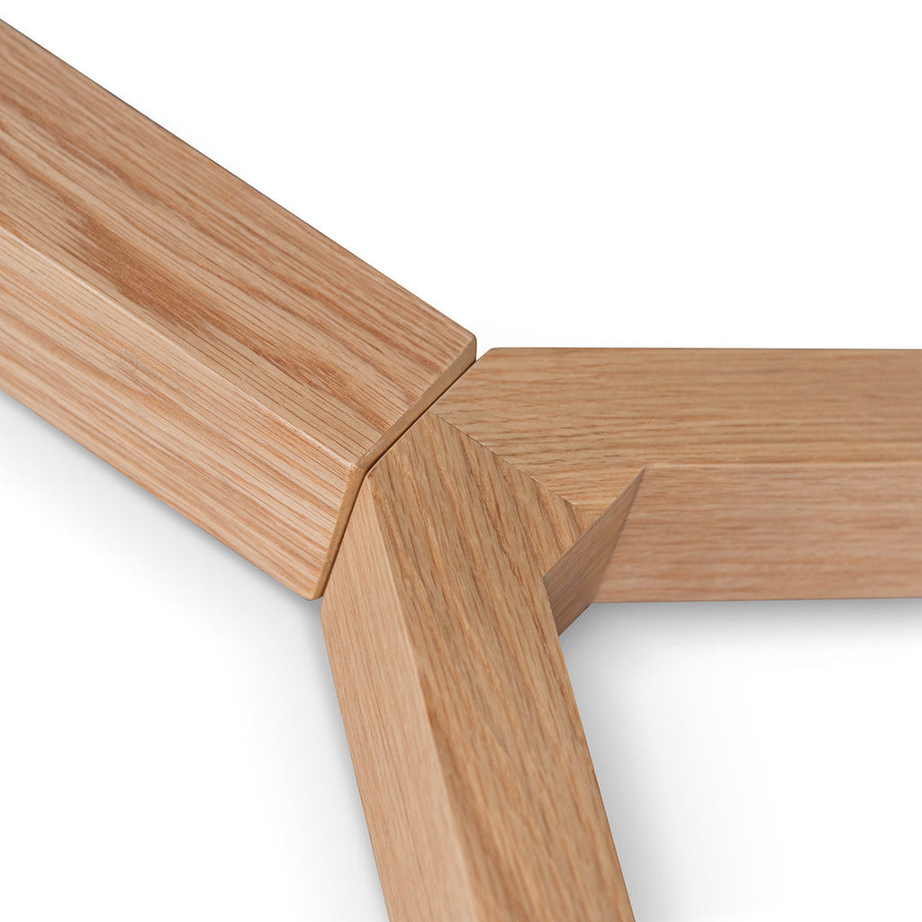 CDT8237-CN 2.4m Wooden Dining Table - Natural
