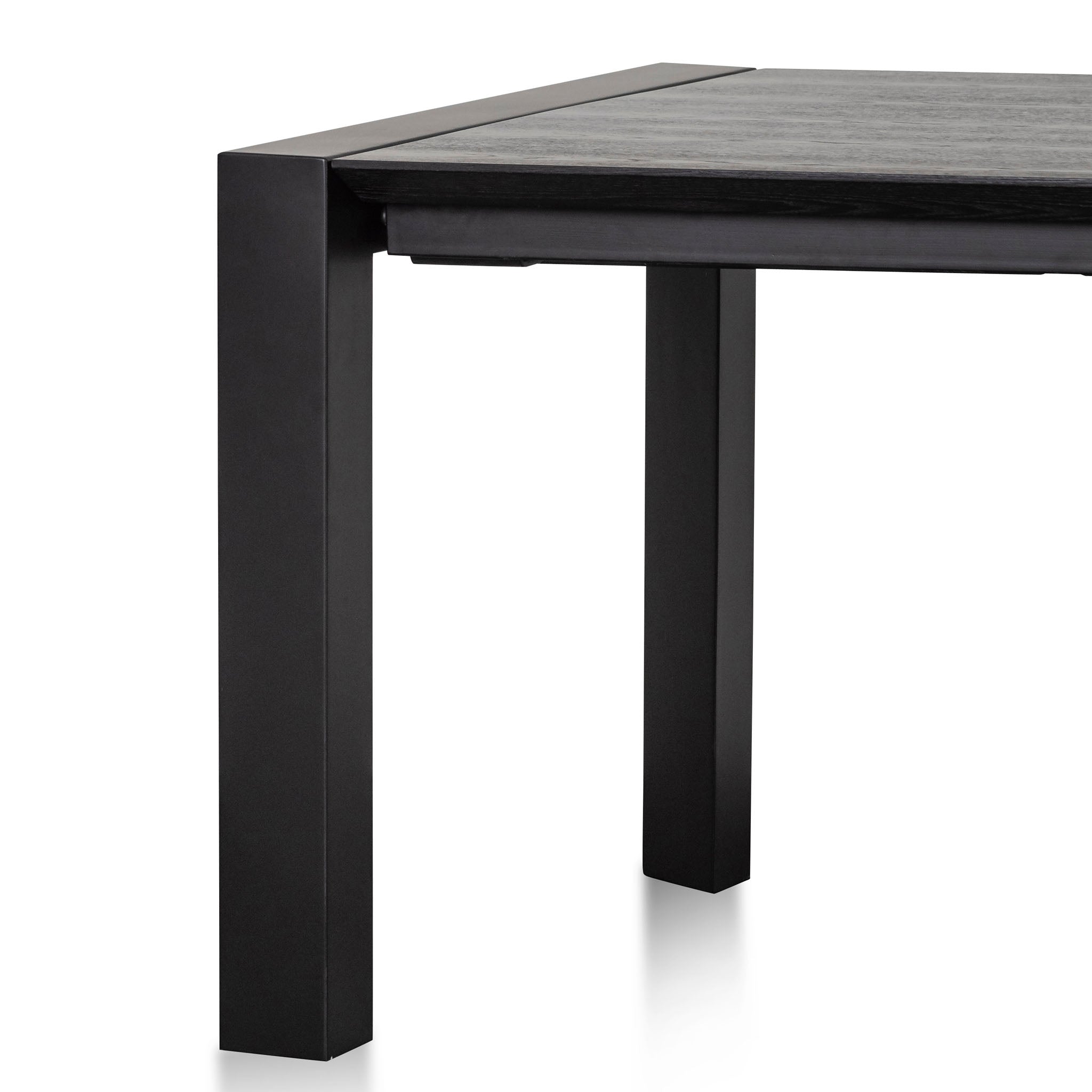 Otis Extendable Wooden Dining Table - Black