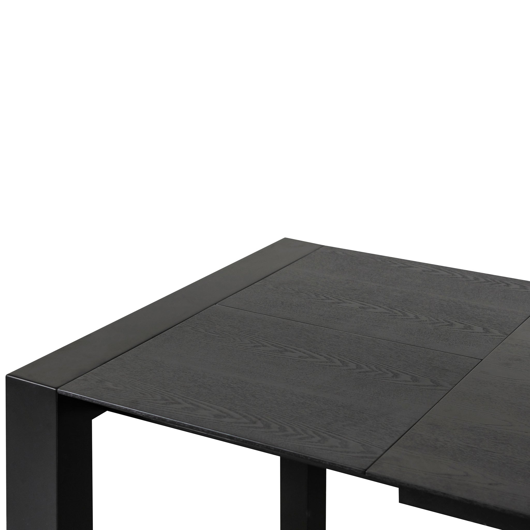 Otis Extendable Wooden Dining Table - Black