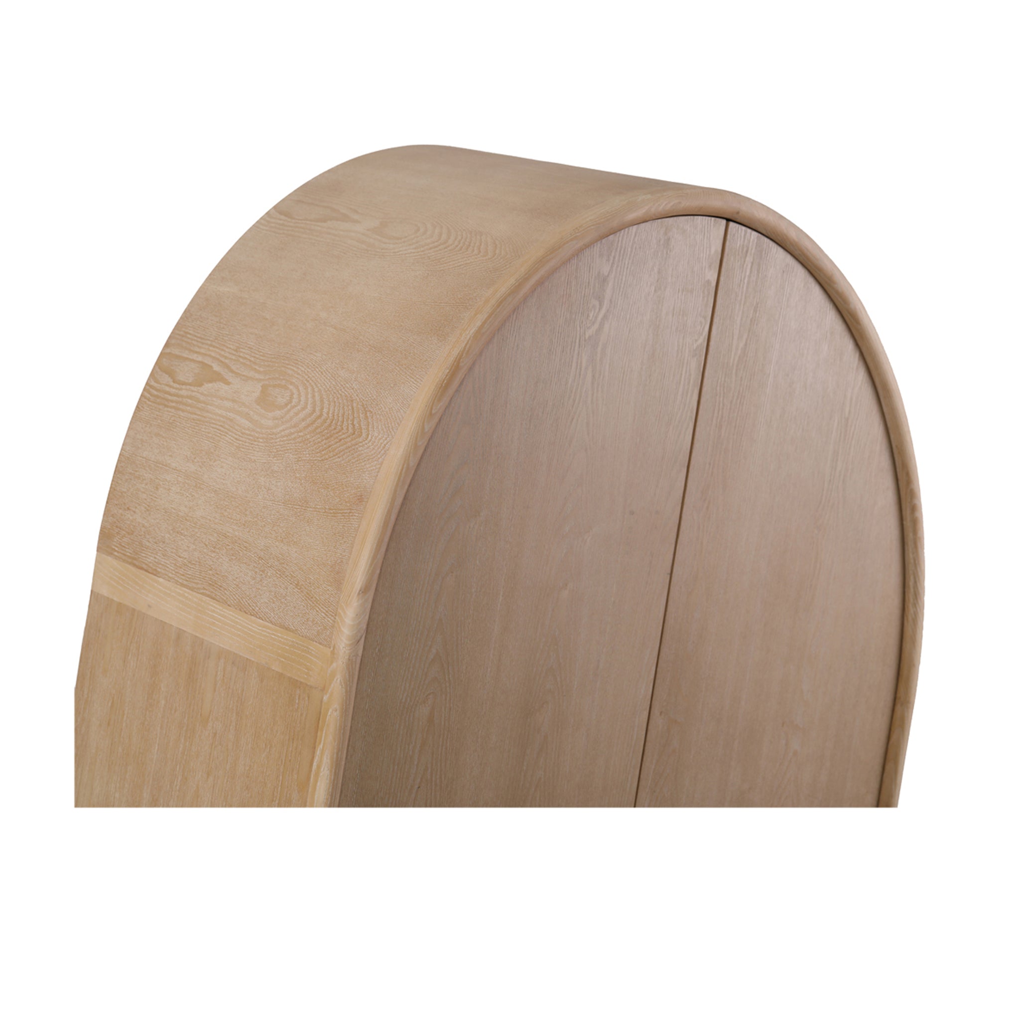 Ash Curve Cabinet - Natural