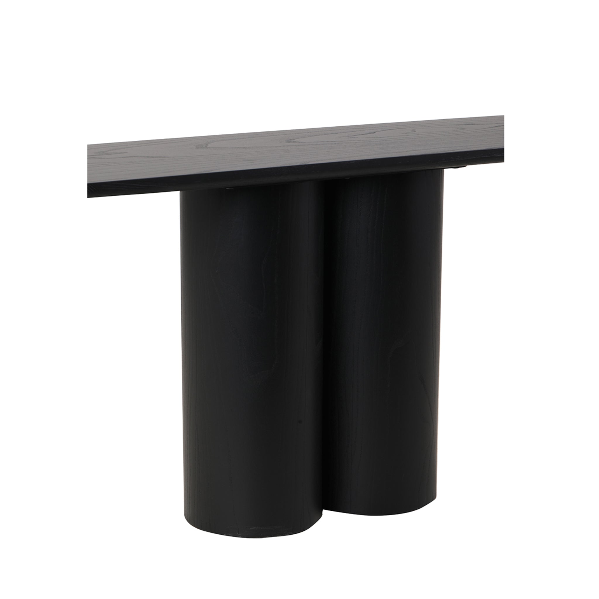 CDT8291-NI 1.4m ELM Console Table - Full Black